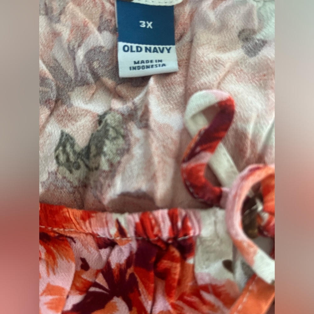 Old Navy Size:3X Women Sleeveless Floral Long Dress Lightweight Super Cute! - Picture 7 of 9
